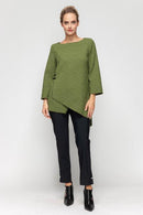 IC Collection Raglan Asymmetrical Tunic-7361T