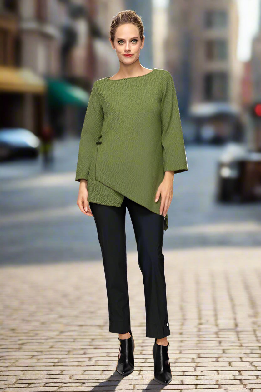 IC Collection Raglan Asymmetrical Tunic-7361T