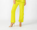 Front Slit Pant With Petal 6877P