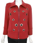 IC Collection Statement Eyelet Detail Jacket- 7170J