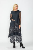 Sheer Cowl Neck Tunic/Dress 5638T
