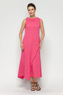 Asymmetrical Cut Front and Back Dress 7044D