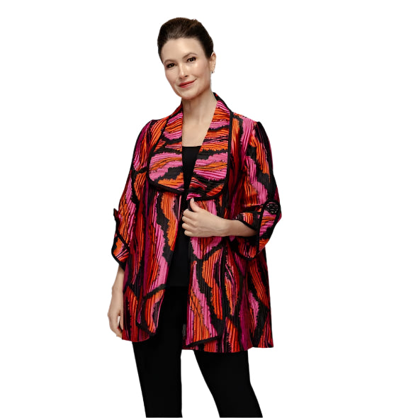 IC Collection Contrast Accent Jacket-7523J