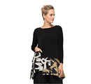 IC Collection Contrast Print Pocket Tunic-7570T
