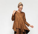 IC Collection Textured Asymmetrical Top-7235T