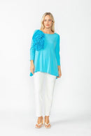 Boat Neck Top with Rosette 5871T-DUP