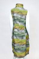 IC Collection Sleeveless Zip-Front Dress –7543D