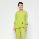IC Collection Textured One Button Top-IC-7067T