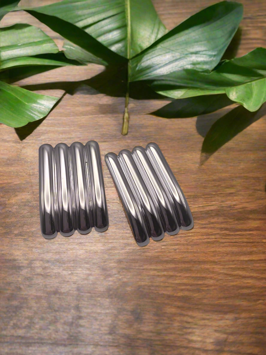Macrae Silver Bar Earrings-3058S