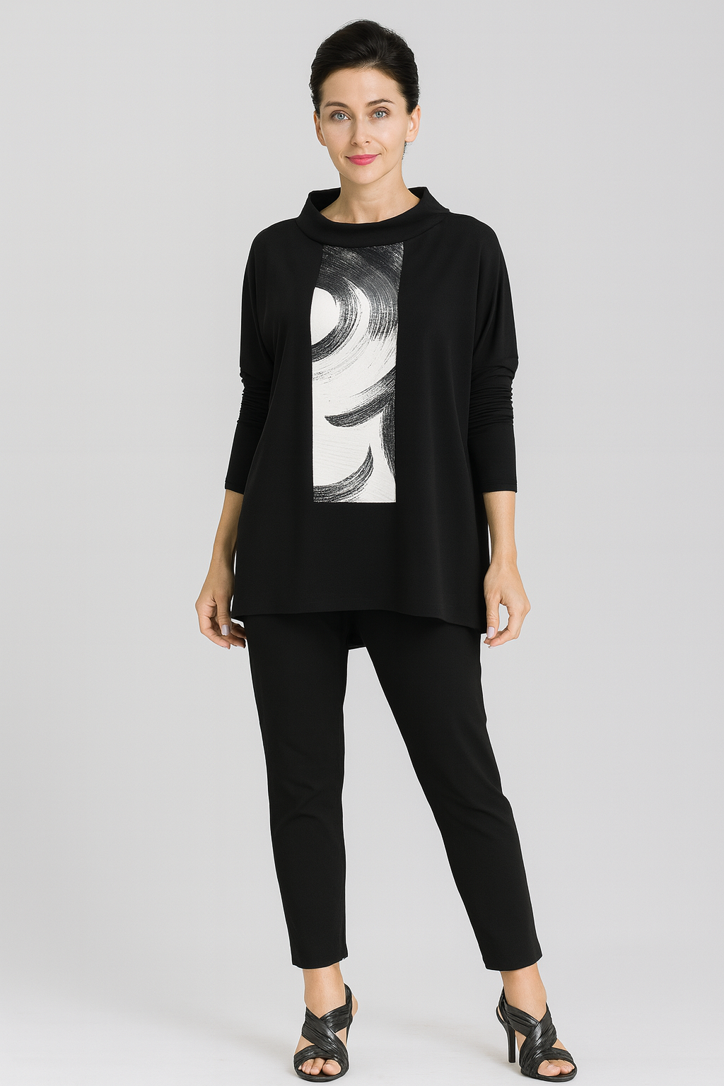 IC Collection Color Block Print Top-IC-4089T