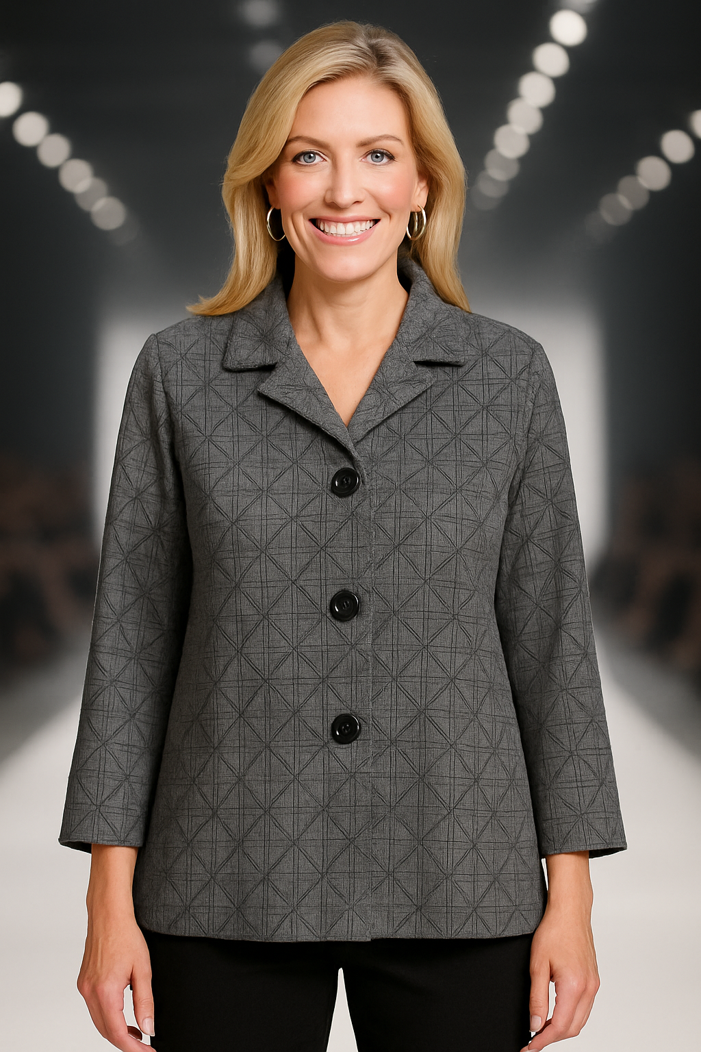 Comfy USA Button Down Jacket-PT178J-B