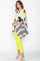 IC Collection Tunic With Mixed Print-7862T