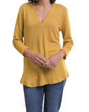 Alembika Knit V-Neck Top-ST375