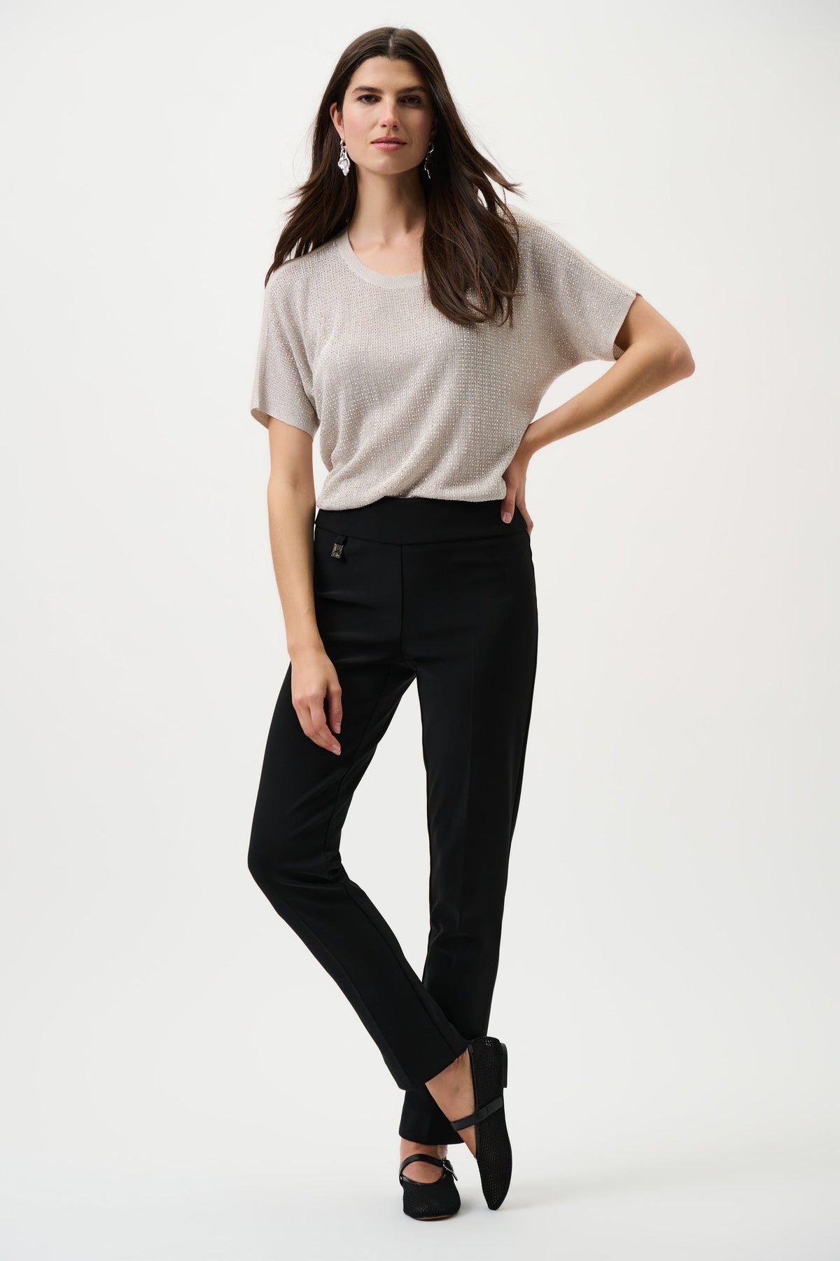 Joseph Ribkoff Classic Tailored Slim Pants, Black