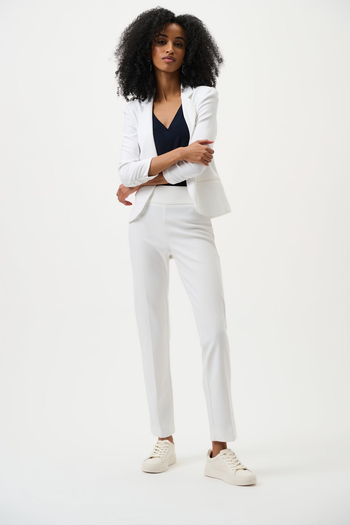 Joseph Ribkoff Classic Tailored Slim Pants, Vanilla