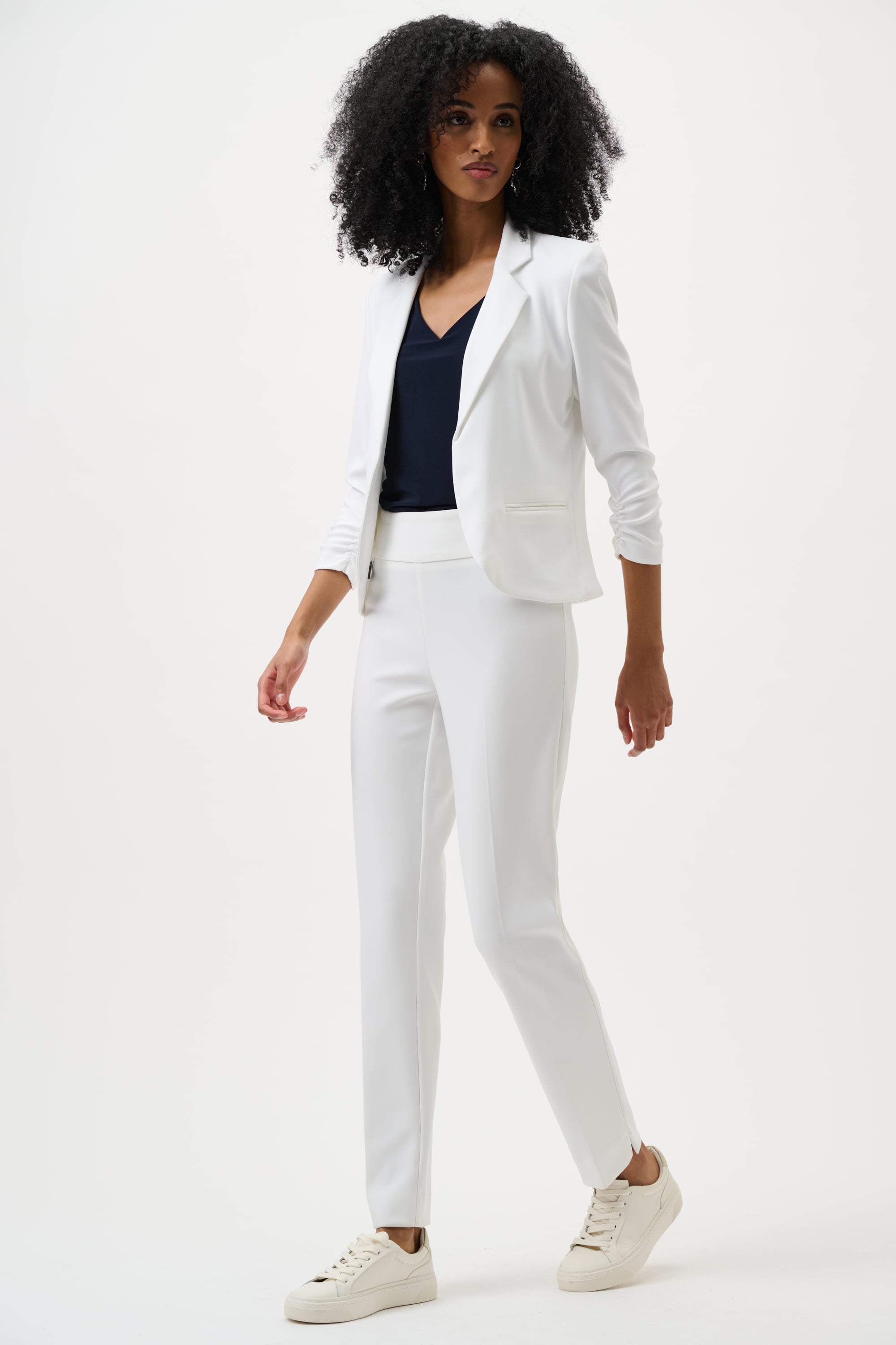 Joseph Ribkoff Classic Tailored Slim Pants, Vanilla