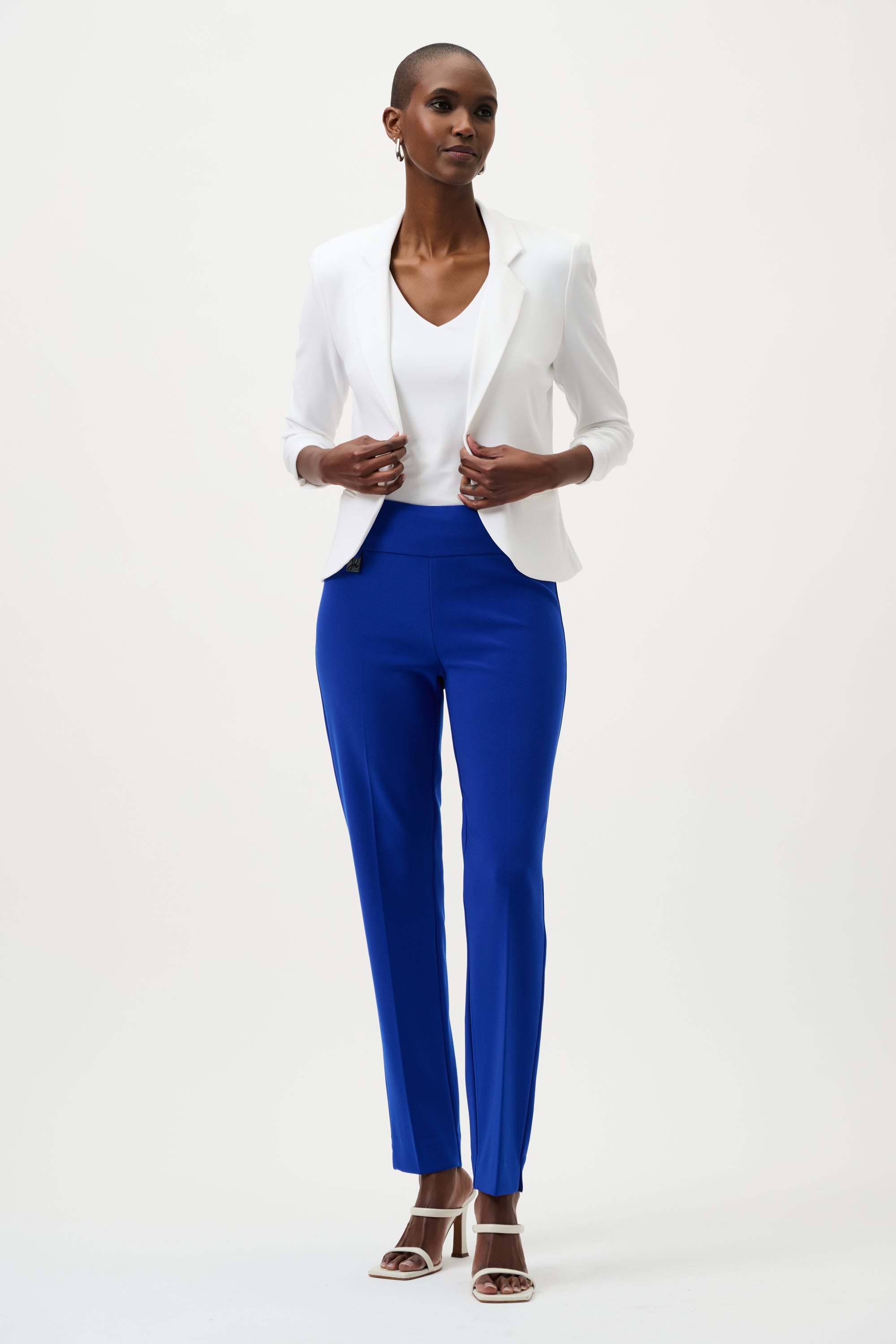 Joseph Ribkoff Classic Tailored Slim Pants, Royal Sapphire