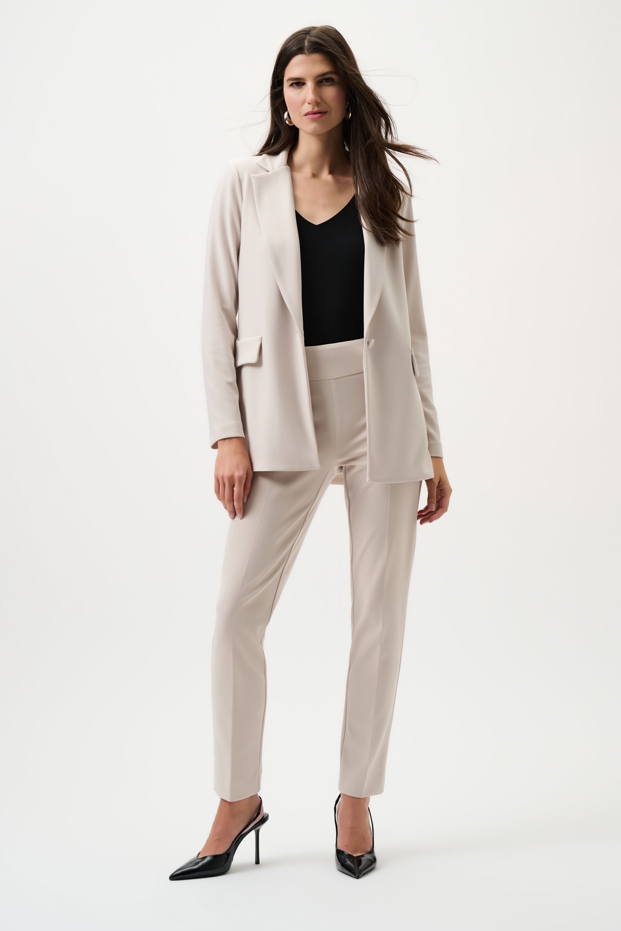 Joseph Ribkoff Classic Tailored Slim Pants, Moonstone