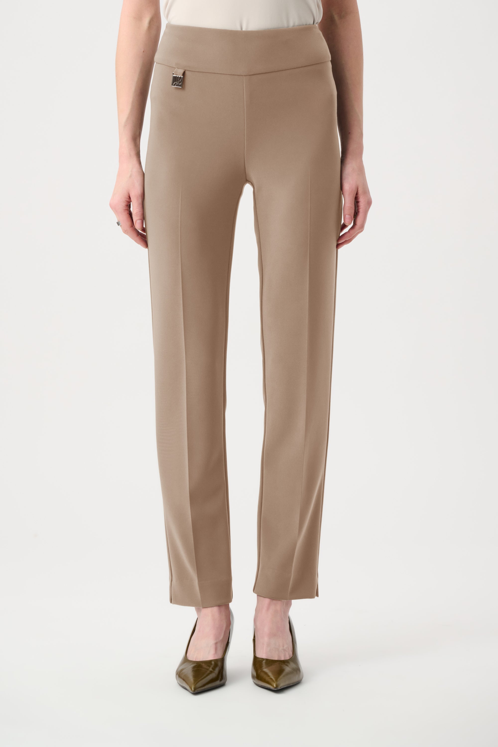 Joseph Ribkoff Classic Tailored Slim Pant - Core Colors-144092CO, Mink