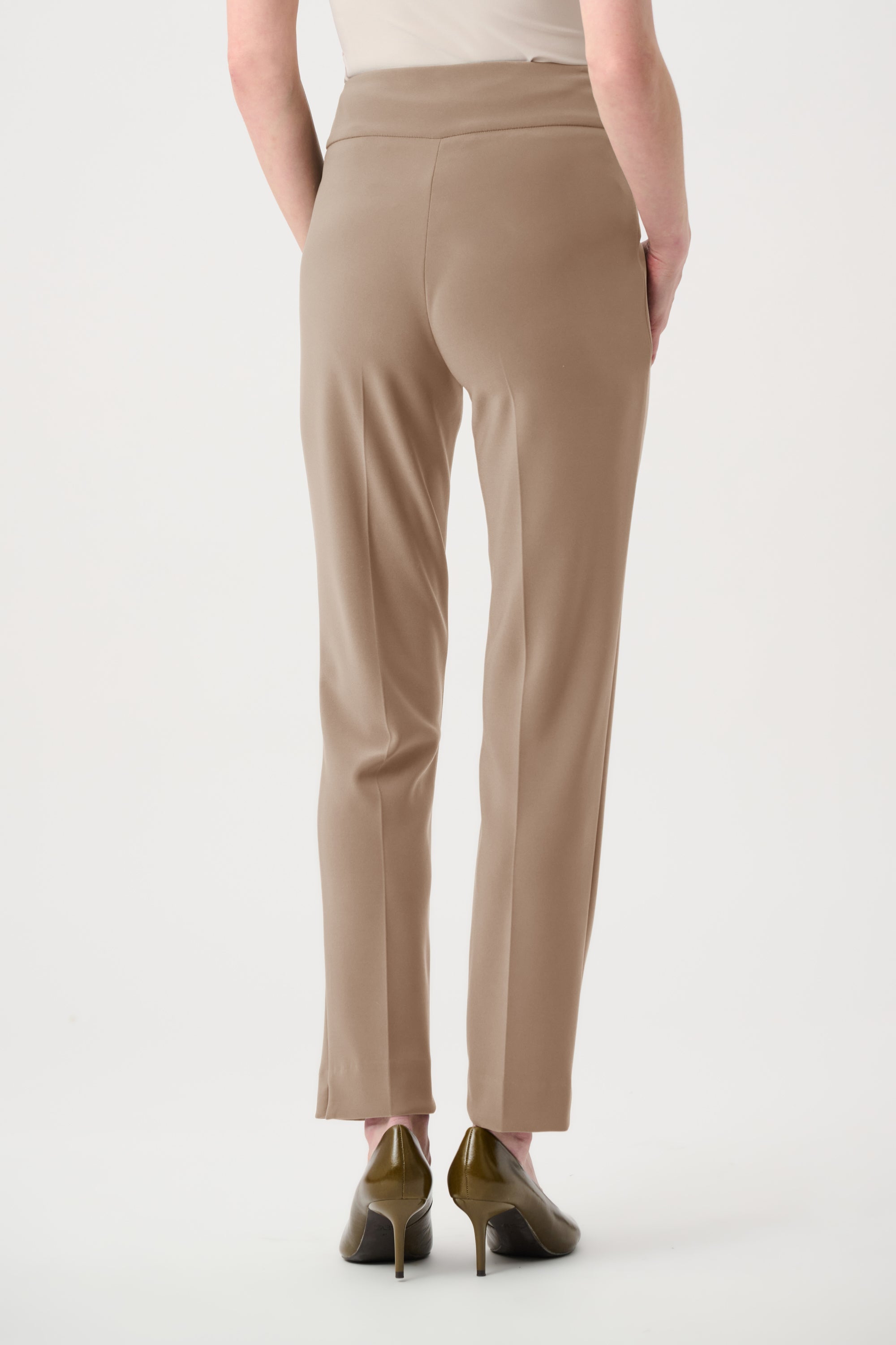 Joseph Ribkoff Classic Tailored Slim Pant - Core Colors-144092CO, Mink