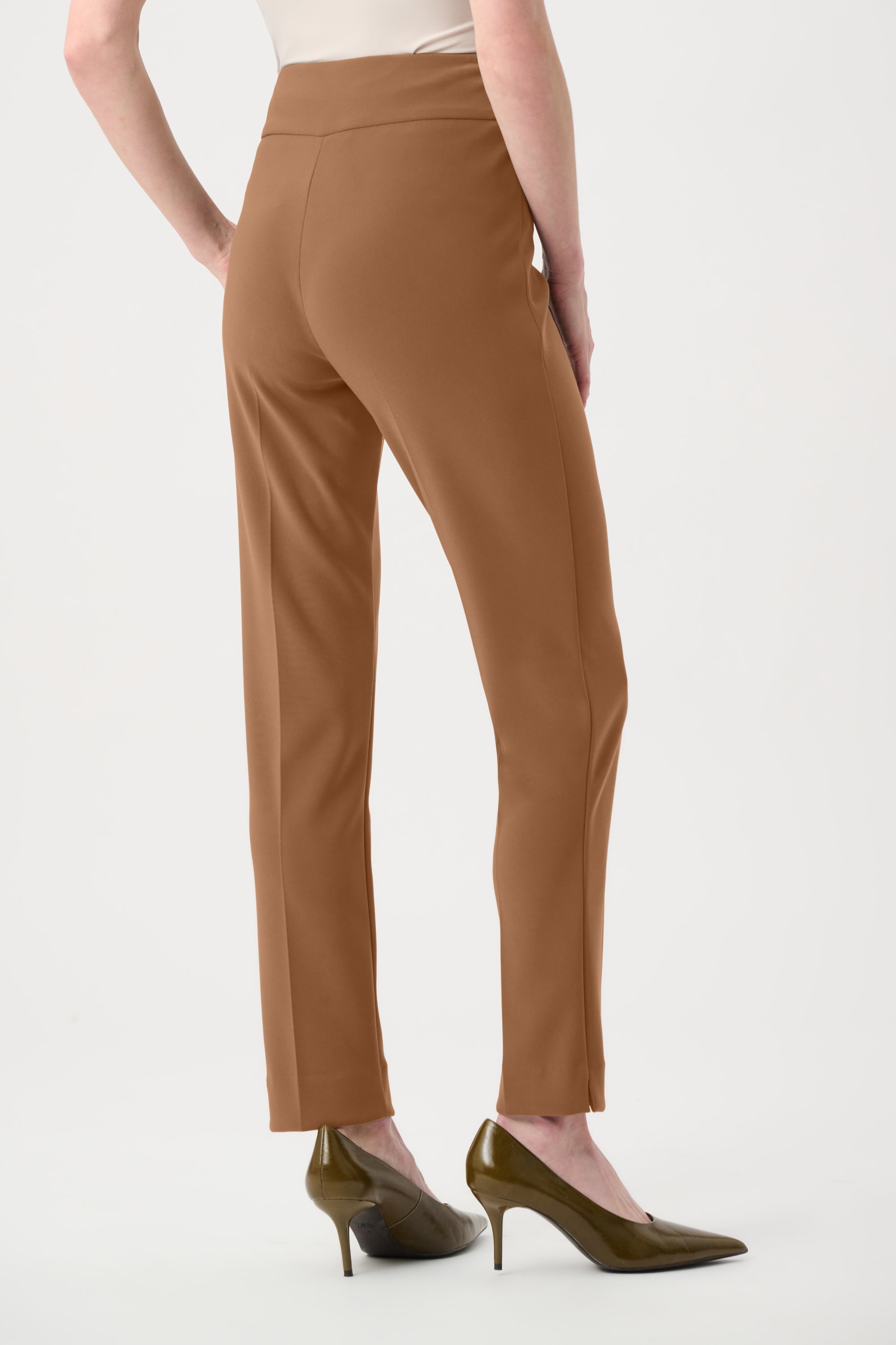 Joseph Ribkoff Classic Tailored Slim Pant - Core Colors-144092CO, Camel