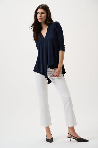 Joseph Ribkoff Classic Asymmetric Tunic - Core Colors-161066CO