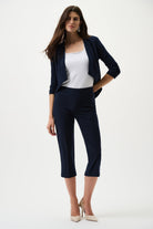 Joseph Ribkoff Classic Tux Overpiece - Core Colors-161140CO, Midnight Blue