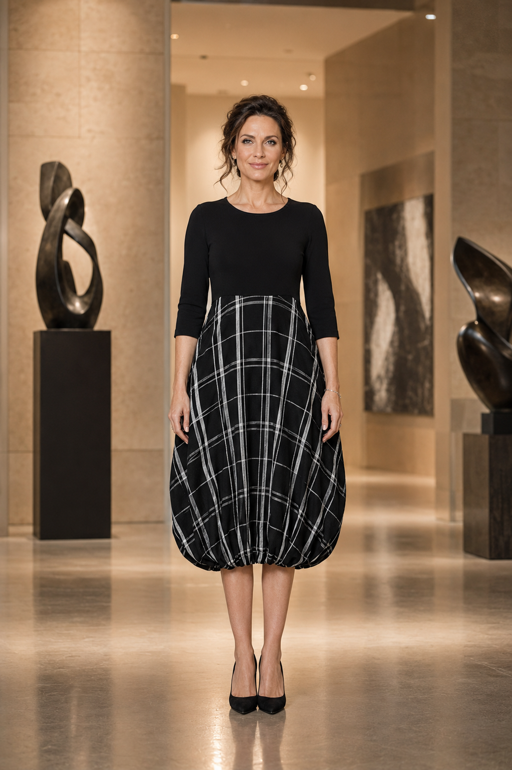 Moonlight Fun & Easy Dress-D4082BLG