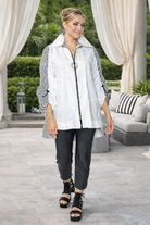 IC Collection 2 Tone Blouse | Unique Apparel USA