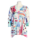 Jess & Jane Chiffon Contrast Poetry Top-63-1797