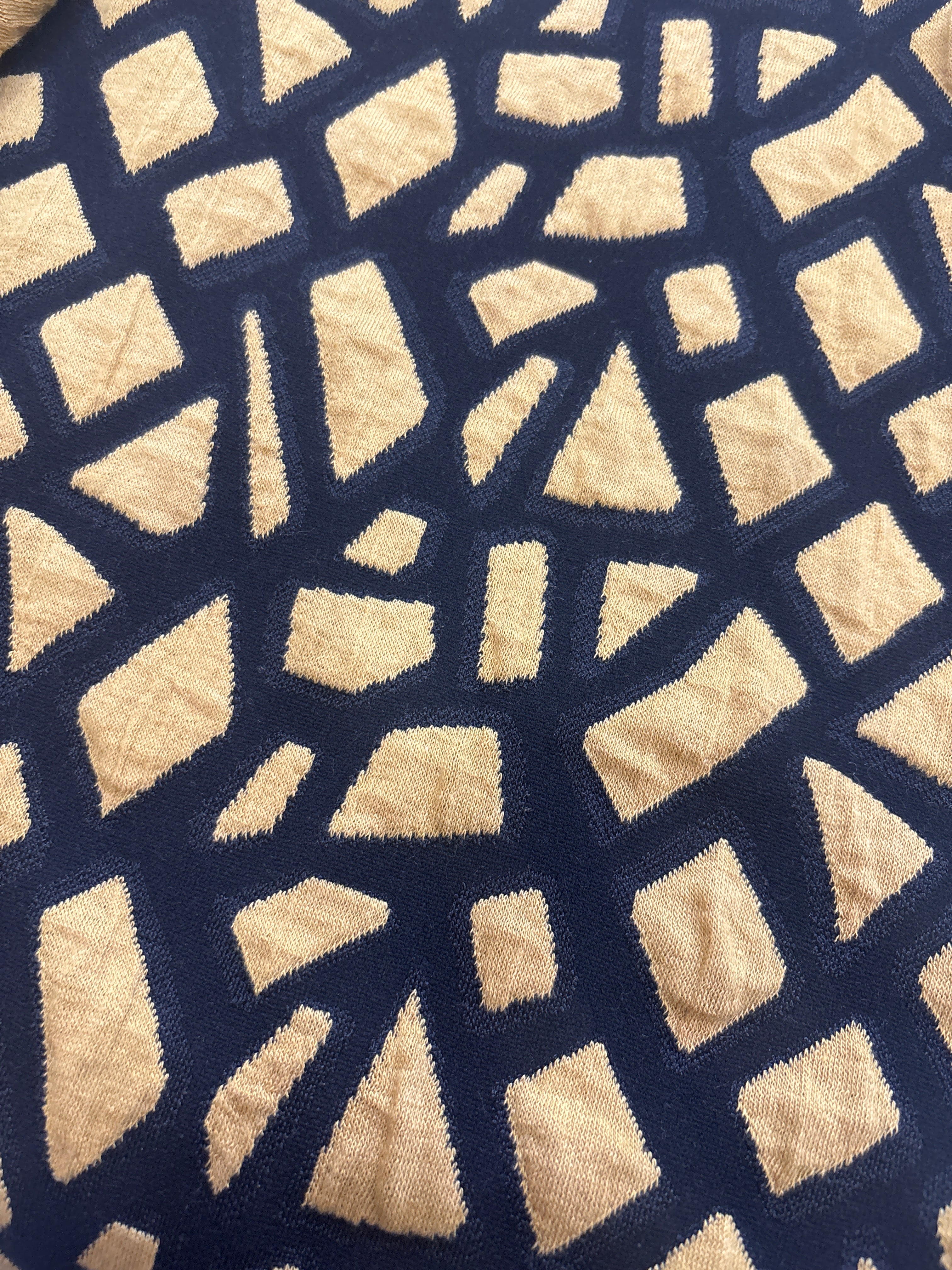 IC Collection Geometric Jacquard One Button Jacket-IC-5106J