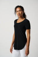 Joseph Ribkoff Rounded Hem Top-183220NOS