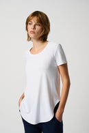 Joseph Ribkoff Rounded Hem Top-183220NOS