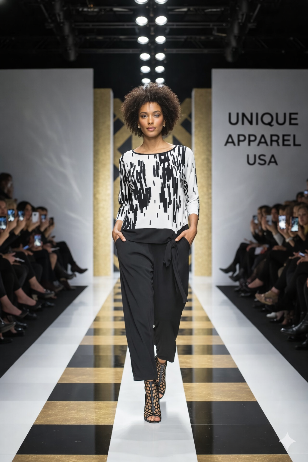 IC Collection Abstract Tie Top-C1073T, view 2