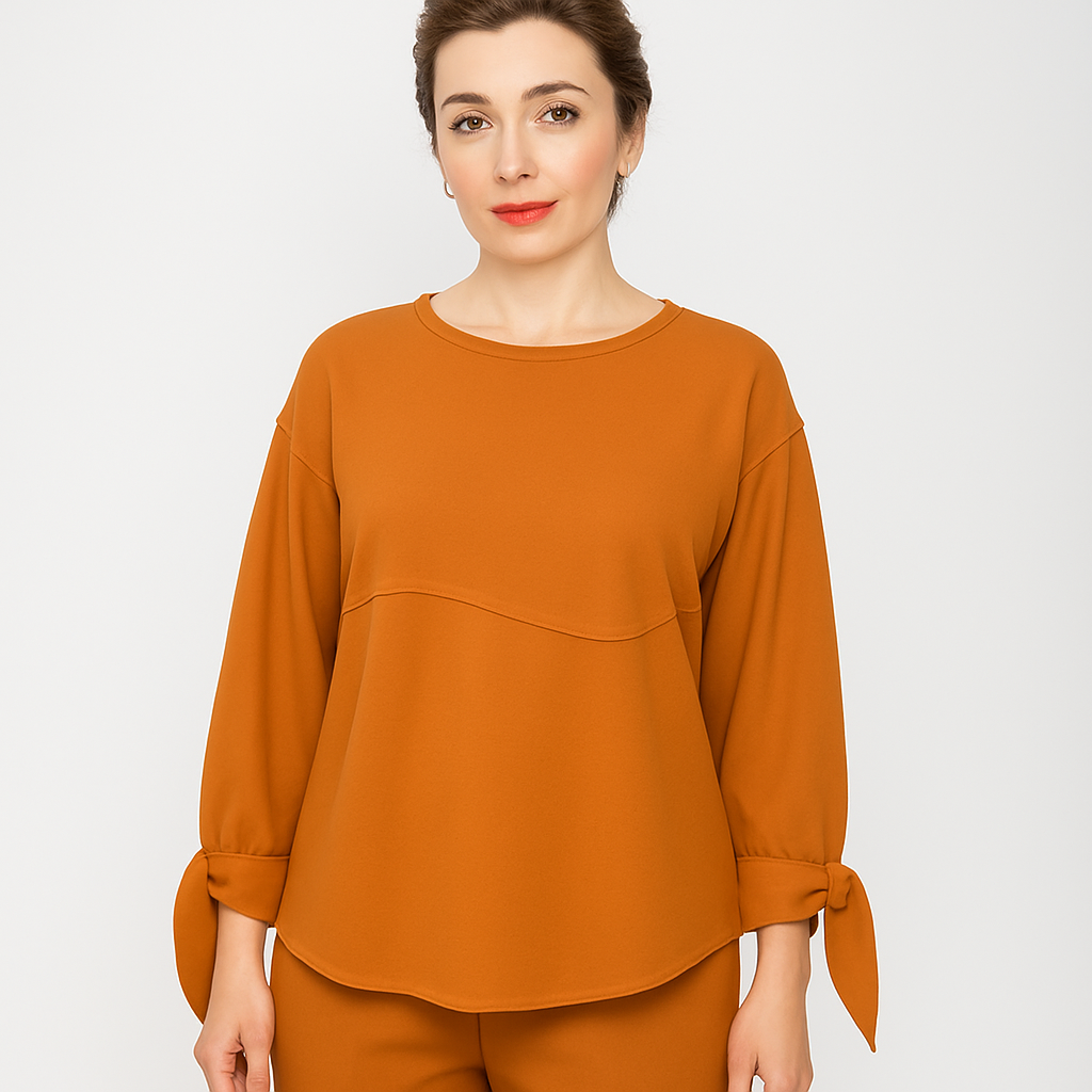 IC Collection Tie Sleeve Tunic-IC-5567T