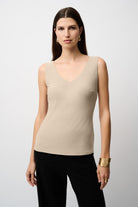 Joseph Ribkoff Classic V-neckline Cami in Parchment