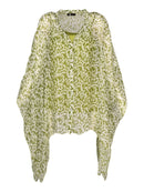 M-Made in Italy Green Combo Top-21-65391DGU