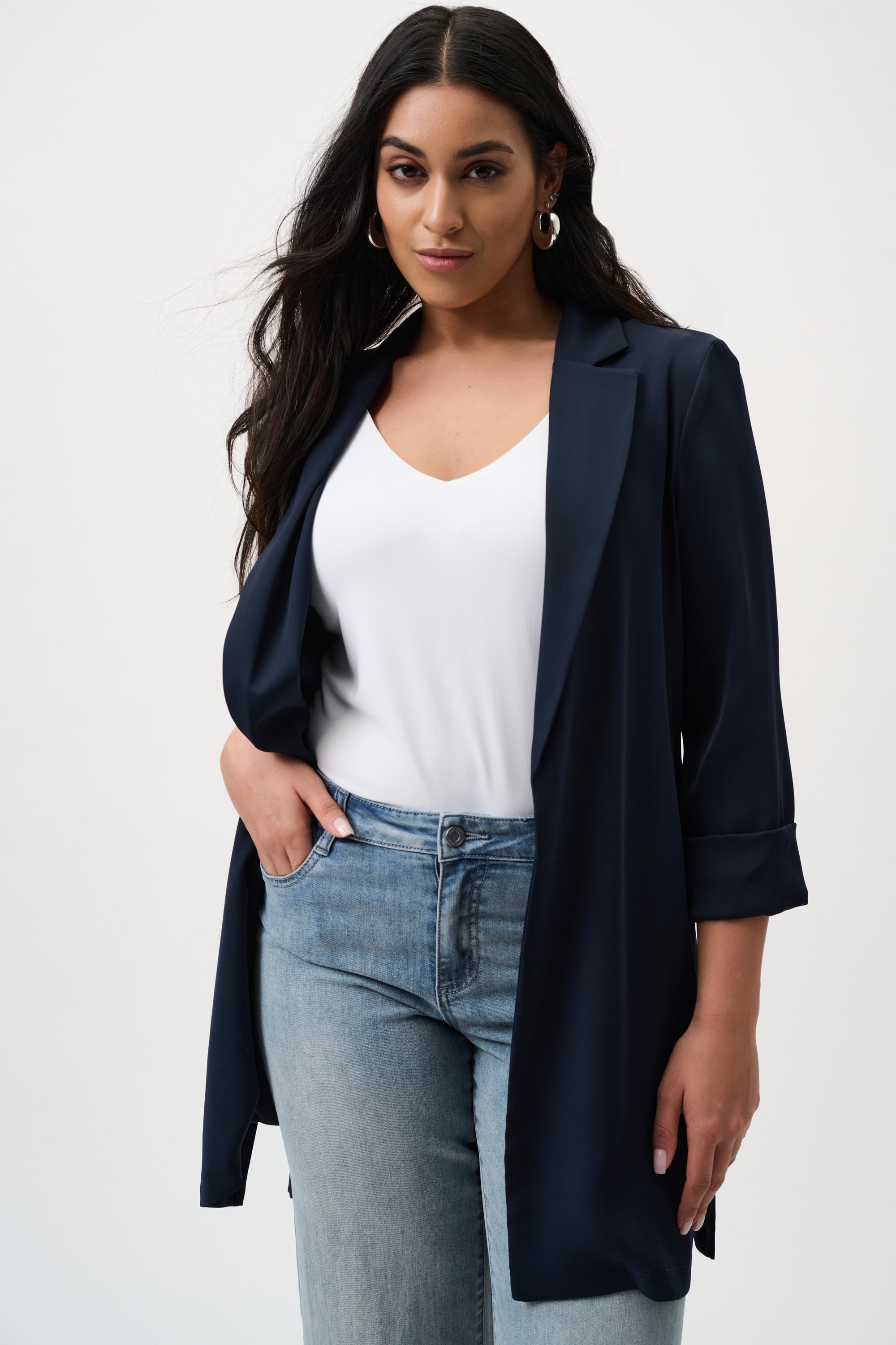 Classic Long Blazer - Core Colors