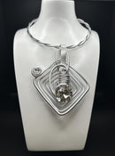 Jeff Lieb Swirl Necklace-JL-21640