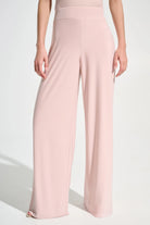 Joseph Ribkoff Signature | Wide Leg Pants-221340S26, Misty Rose