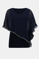 Signature | Chiffon Layered Poncho Tunic