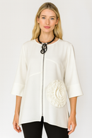 IC Collection Rose Piece Top/Jacket-IC-5862T