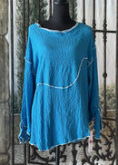 IC Collection Textured Top With Trim-IC-2374T