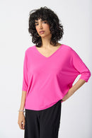 Joseph Ribkoff Silky Knit Reversible Boxy Top-241044