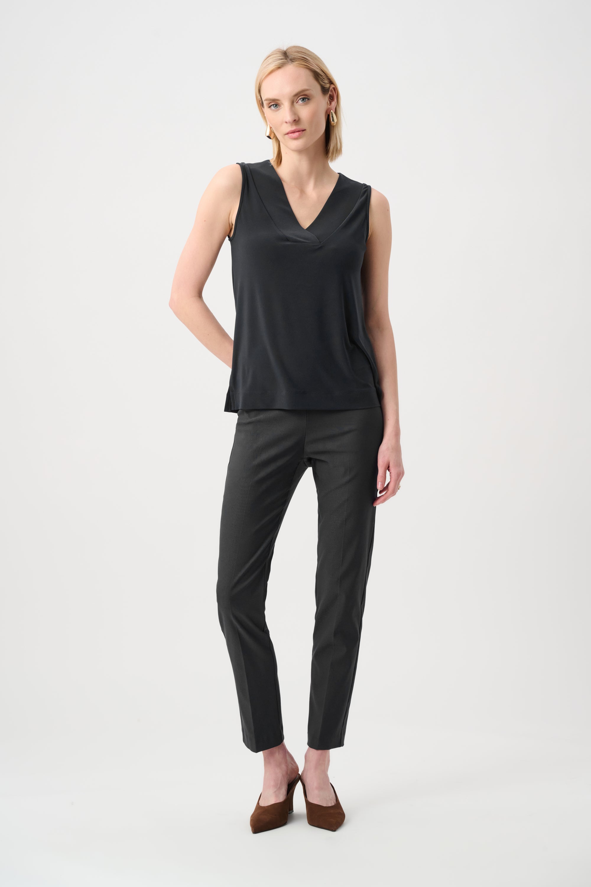 Silky Knit Sleeveless Top