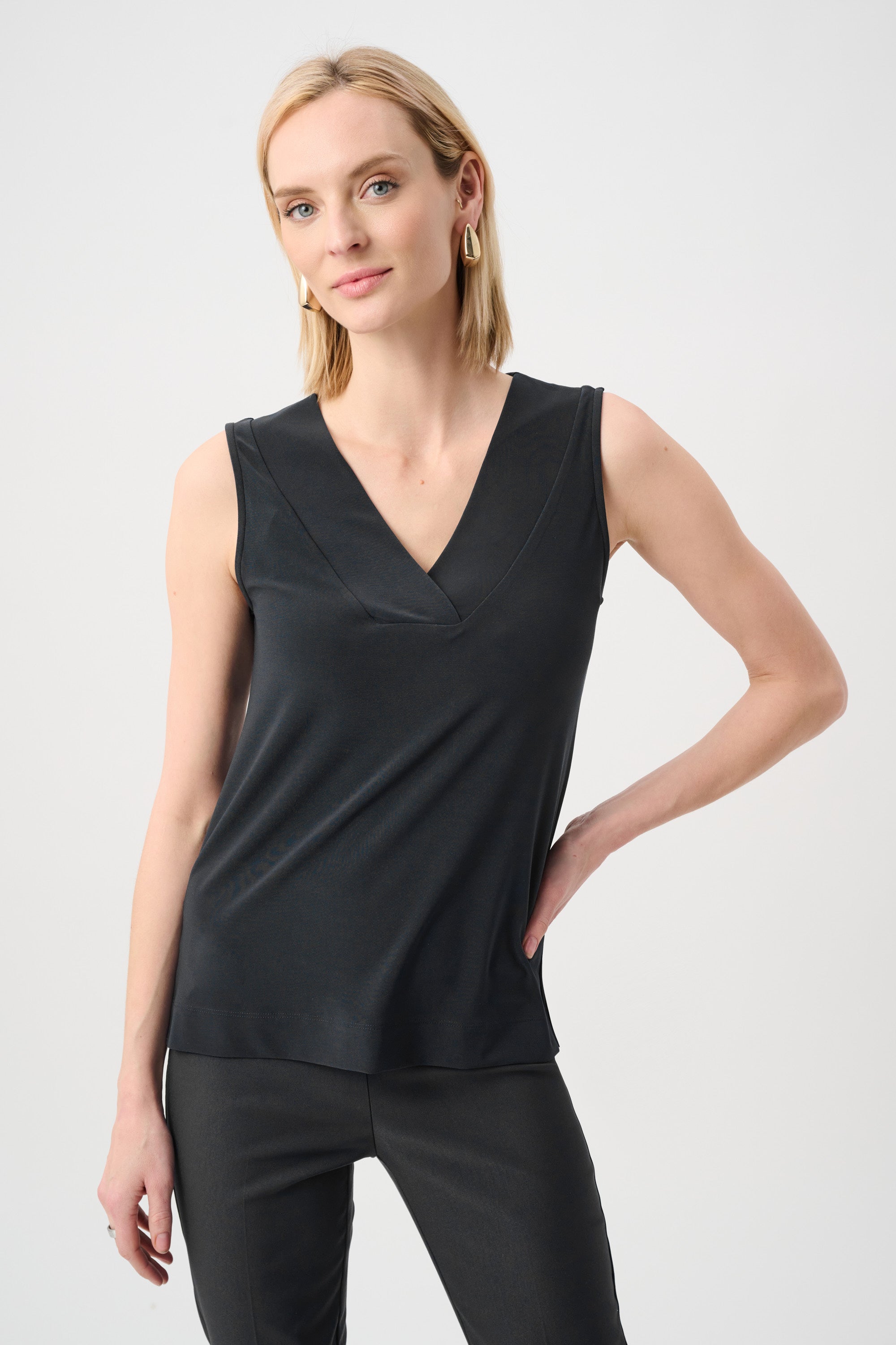 Silky Knit Sleeveless Top