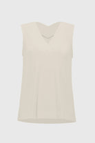 Silky Knit Sleeveless Top - Seasonal Colors