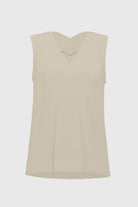 Silky Knit Sleeveless Top - Seasonal Colors