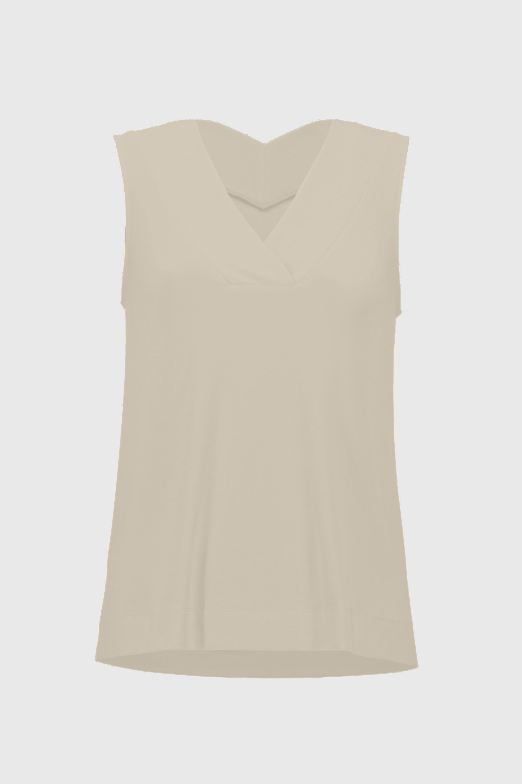 Silky Knit Sleeveless Top - Seasonal Colors