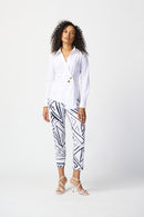Joseph Ribkoff Geometric Print Silky Pull-On Pants-241271